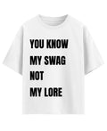White Oversized T-shirt Front Design