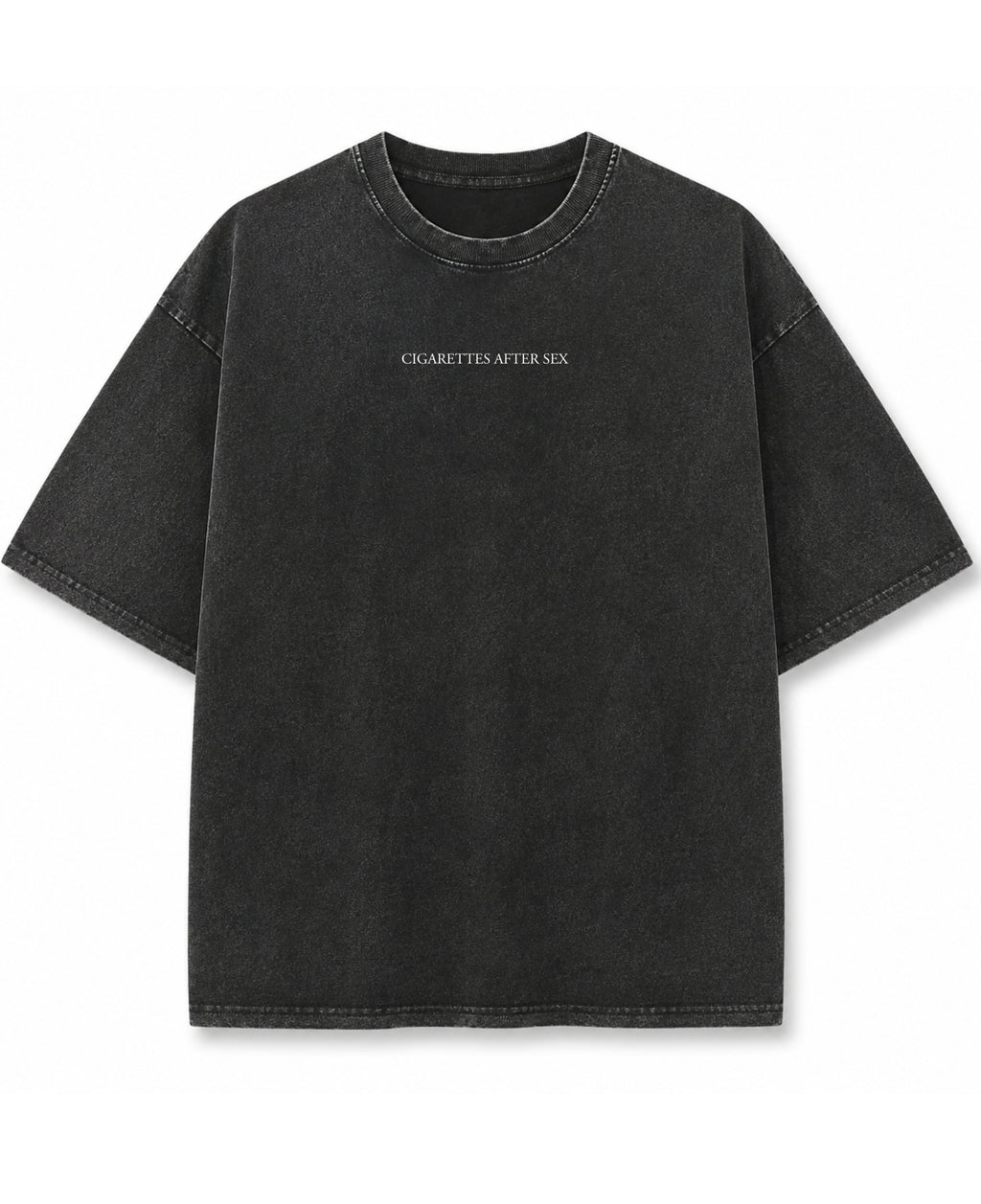 Vintage Fade Wash Oversized T-shirt Front Design