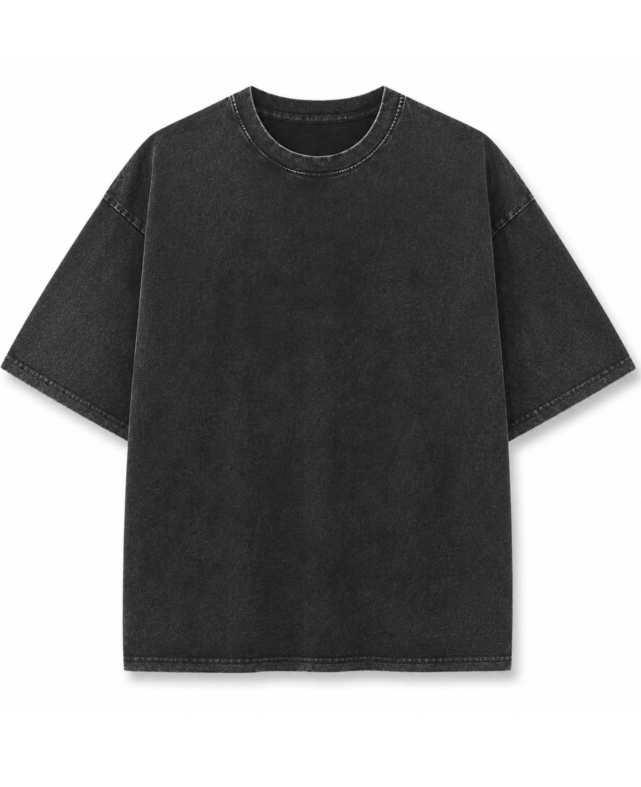 Vintage Fade Wash Oversized T-shirt Front Design