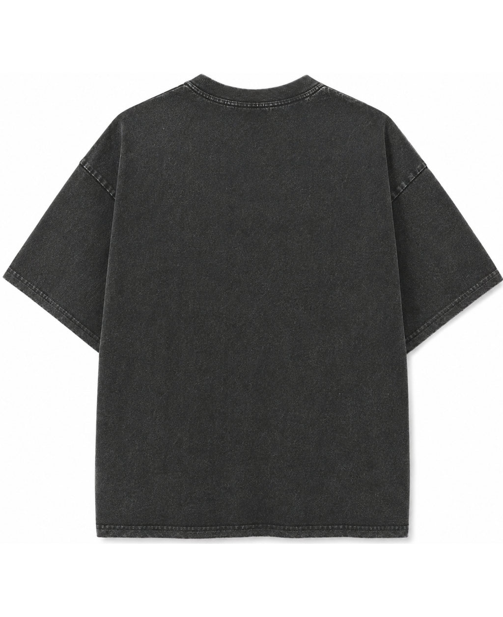 Vintage Fade Wash Oversized T-shirt Back Design