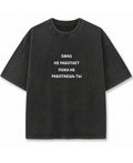 Vintage Fade Wash Oversized T-shirt Front Design