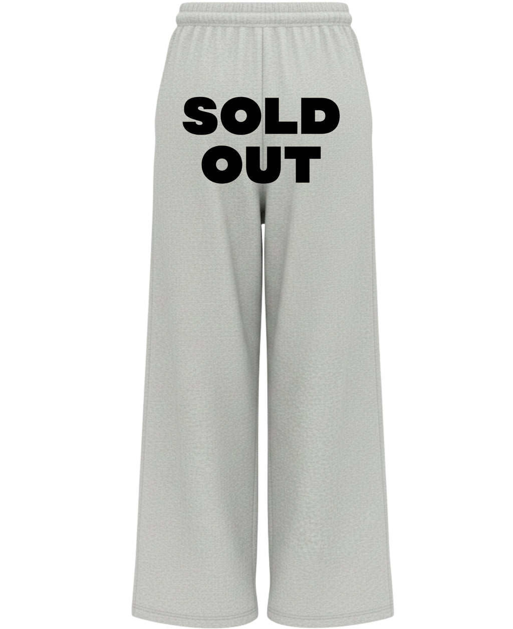 Grey Cotton Joggers Back Design