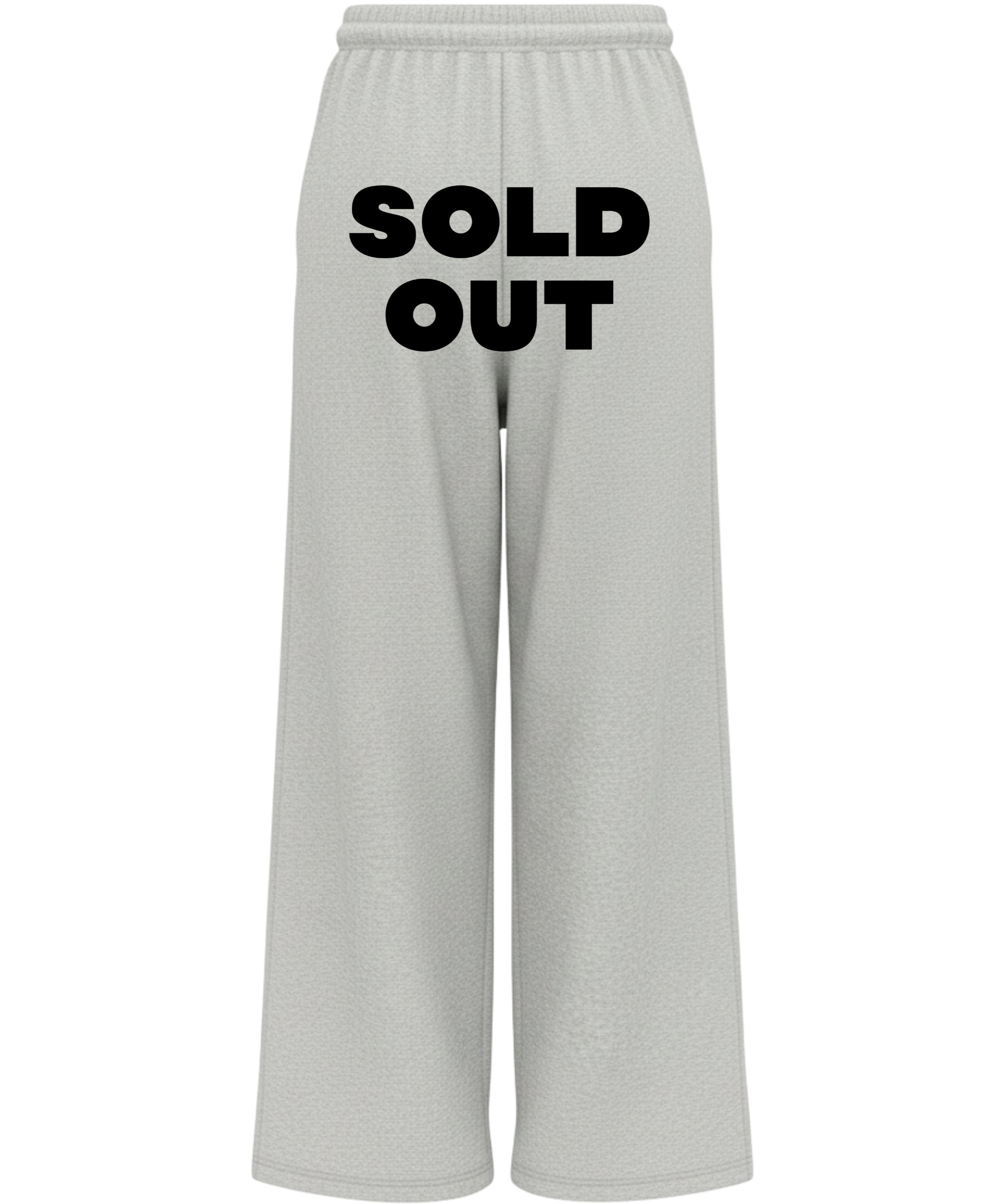 Grey Cotton Joggers Back Design