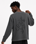 Mahadev Acidwash Waffle Knit Oversized